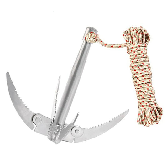 Folding Grappling Hook with Rope