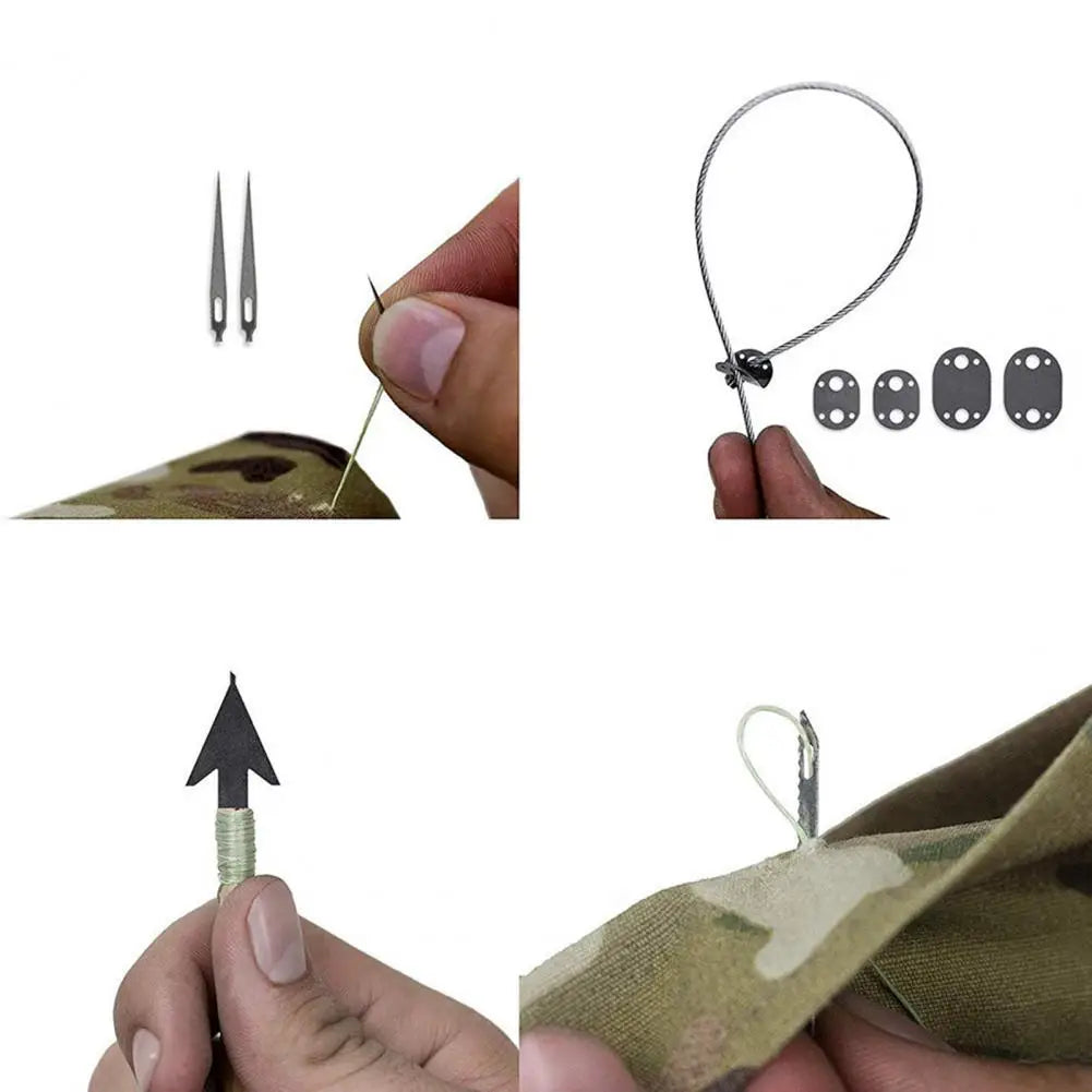 Outdoor Stainless Steel Survival Card Portable Multifunction Tool Card