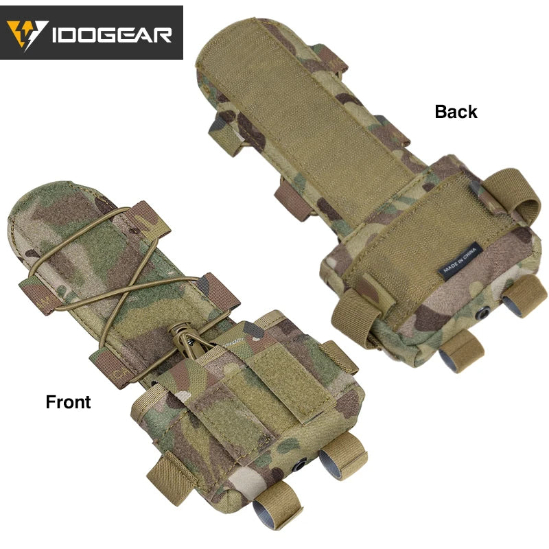 IDOGEAR Tactical Helmet Cover Battery Pouch