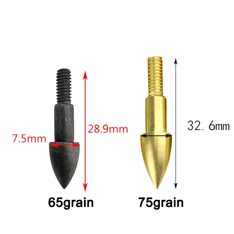 SHARROW Archery Target Tips 60/65/75/100gn 12pcs