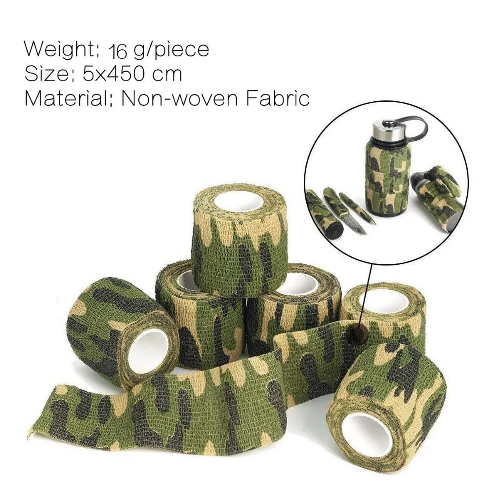 Camouflage Elastic Coban Wrap 5*450cm