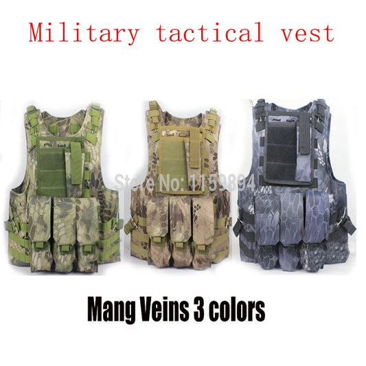 New Mang Veins Molle Military Tactical Vest