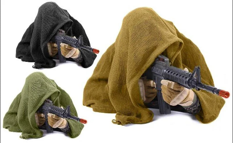 Tactical Mesh Camouflage Face Scarf