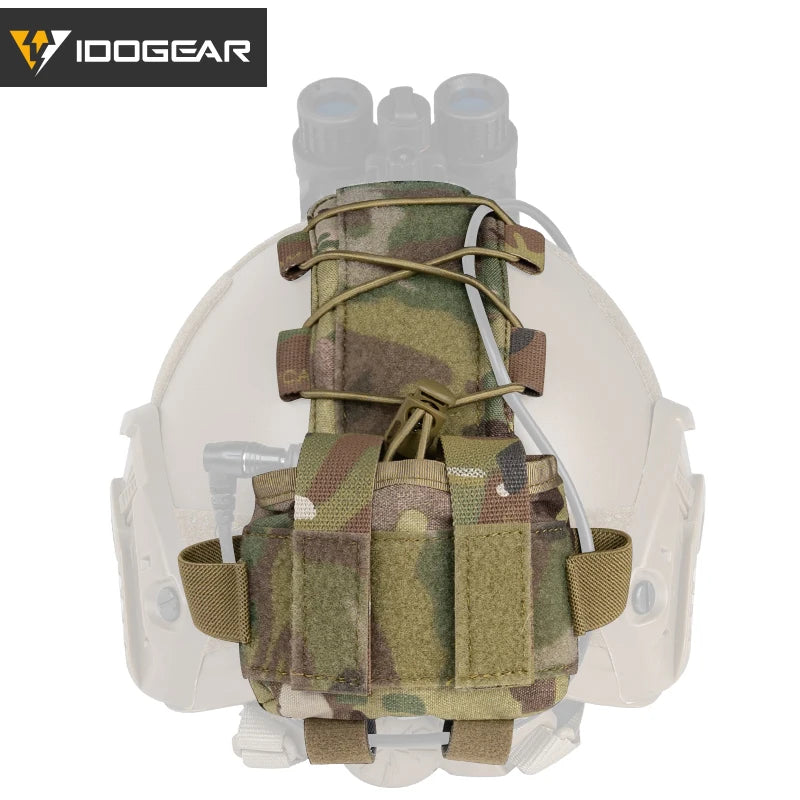 IDOGEAR Tactical Helmet Cover Battery Pouch