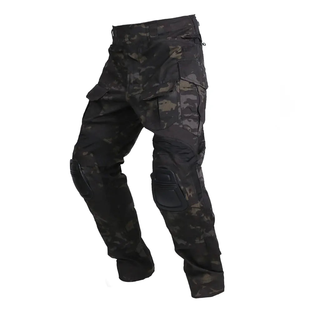 EMERSONGEAR Black Tactical Combat BDU With Knee Pads