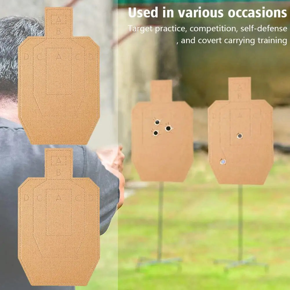 Cardboard Silhouette Body Shooting Targets