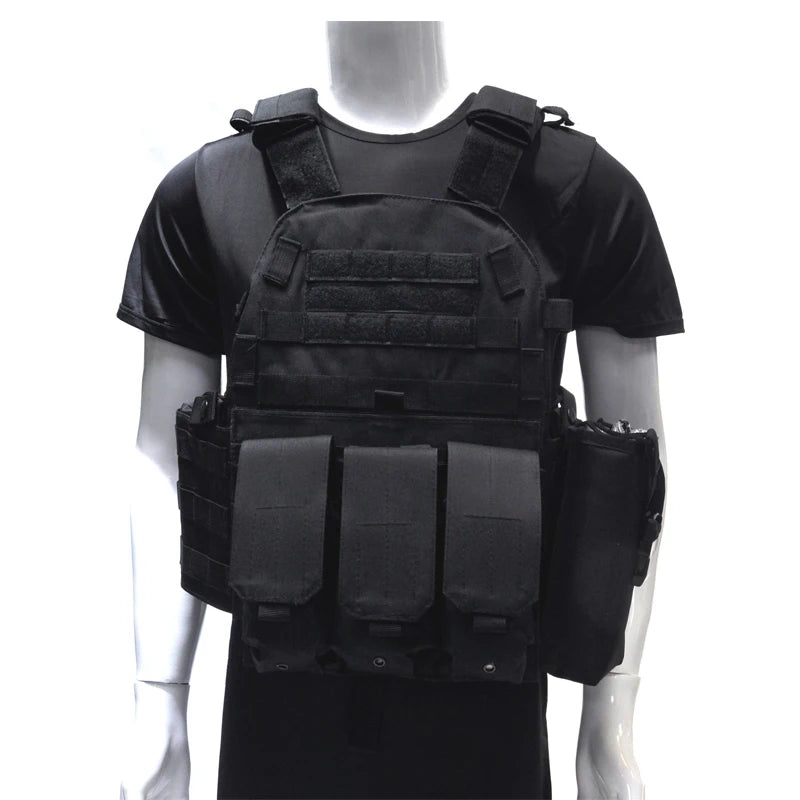 Military Plate Carrier Adjustable Tactical Body Armor