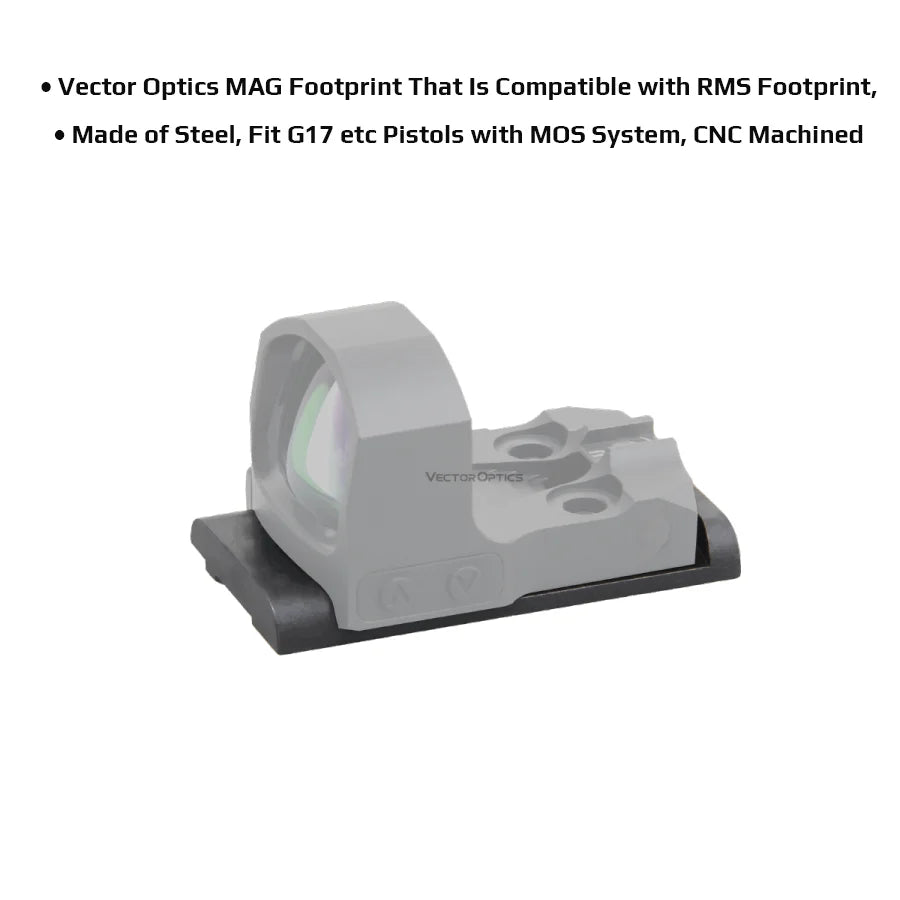 Vector Optics VOD Red Dot Footprint Handgun Sight Mount