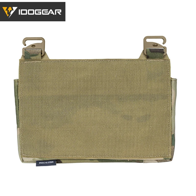 IDOGEAR Tactical Front Flap Pouch w/ Mag Pouch Kangaroo Pocket Full Set