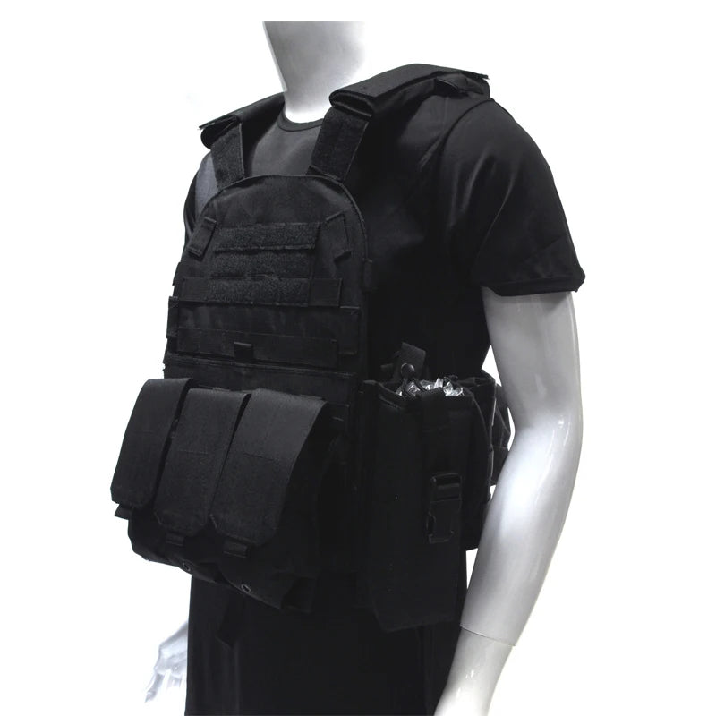 Military Plate Carrier Adjustable Tactical Body Armor