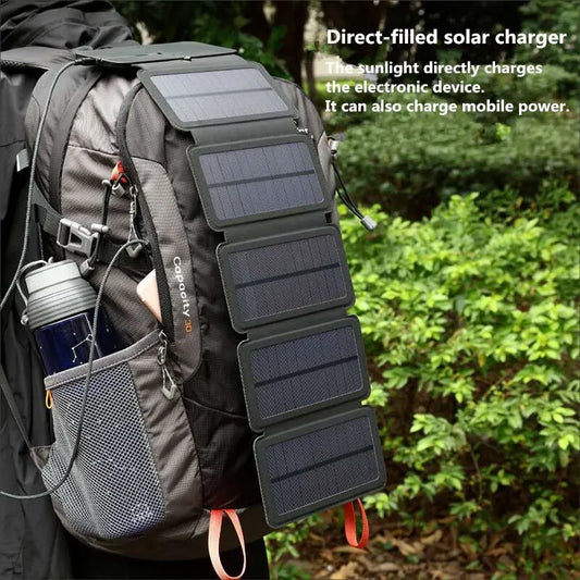 Outdoor Portable Solar Charging Panel Foldable 5V 1A USB Output