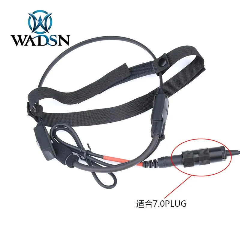 WADSN MH180-V Tactical  Earphone Military Communication Headset 7.0 plug