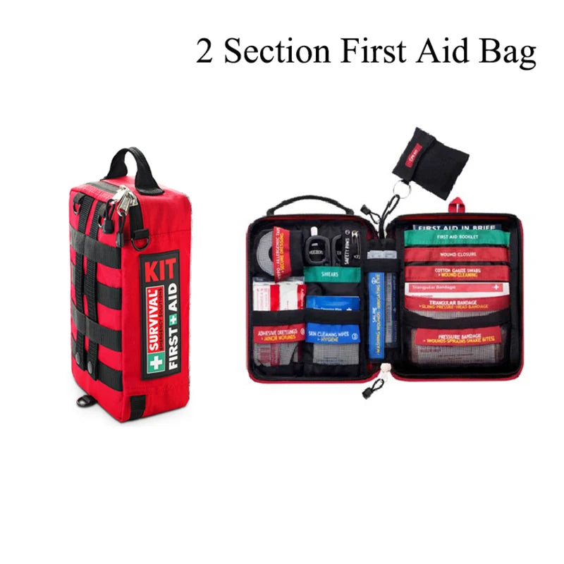 First Aid Kit With Waterproof Medical Bag