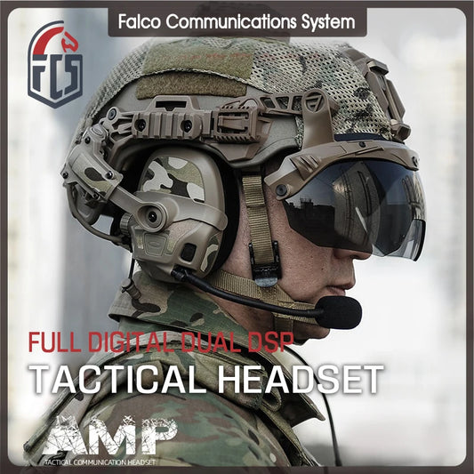FCS AMP Digital Tactical Communication Headset