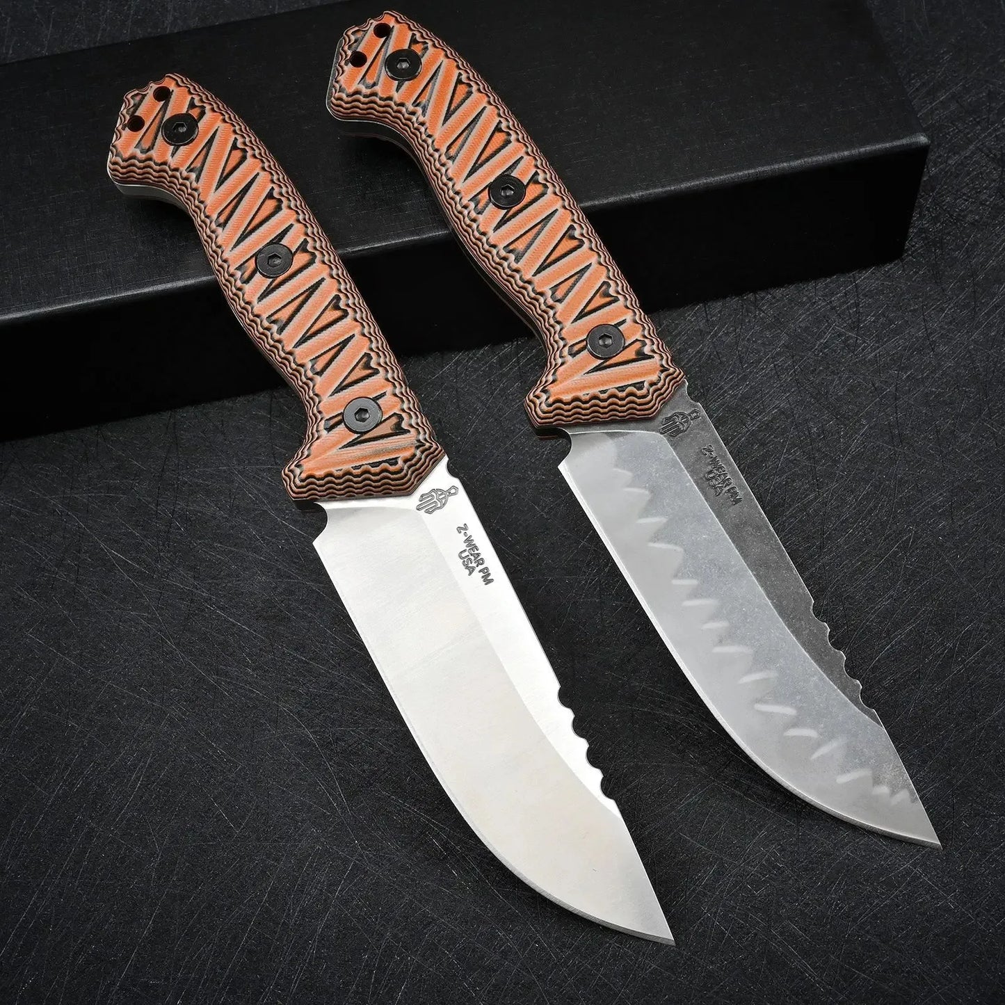 Fixed Blade Multi-Purpose Camp Knife With Scabbard