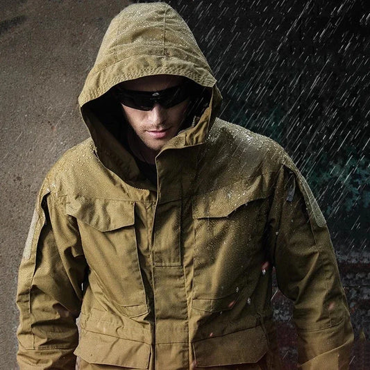 M65 Mens Hooded Waterproof Field Jacket