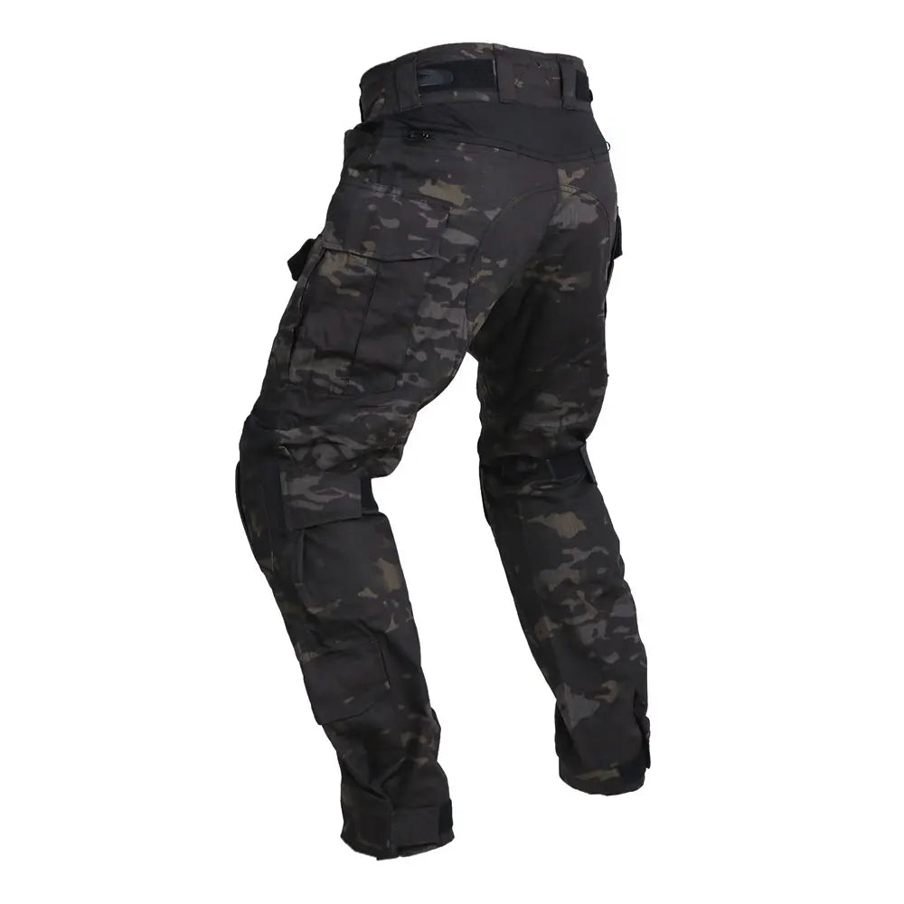 EMERSONGEAR Black Tactical Combat BDU With Knee Pads