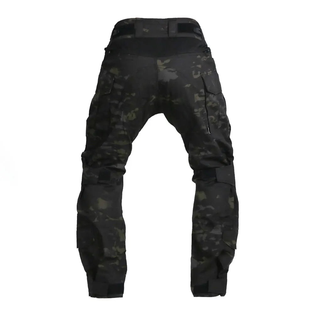 EMERSONGEAR Black Tactical Combat BDU With Knee Pads