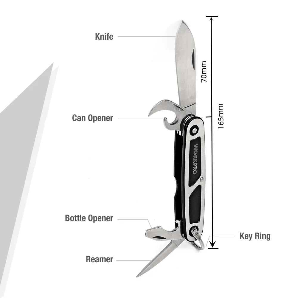 WORKPRO 3PC Tactical knife Multi Tool Set