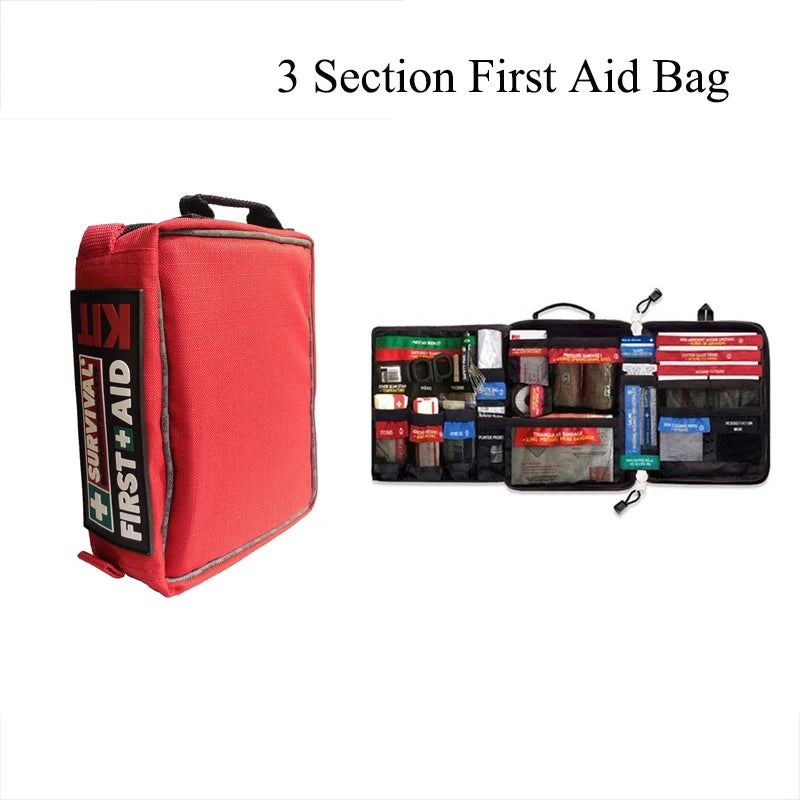 First Aid Kit With Waterproof Medical Bag