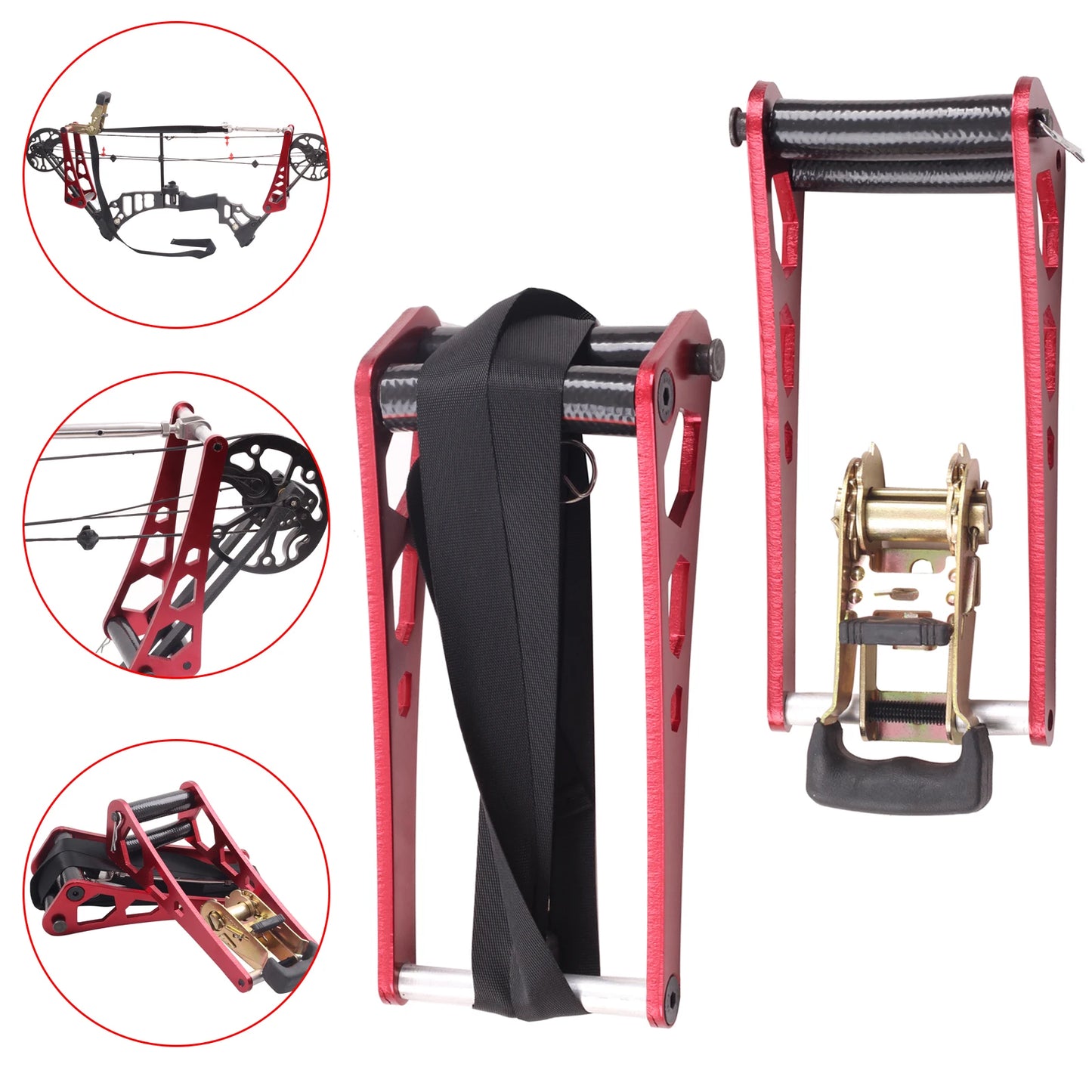 Portable Compound Bow Ratchet-Loc Press