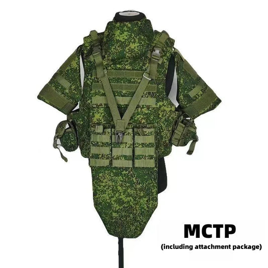 Outdoor Tactical PE Kevlar Full Protective Suit 6b45 Modular Vest with Accessory Pack