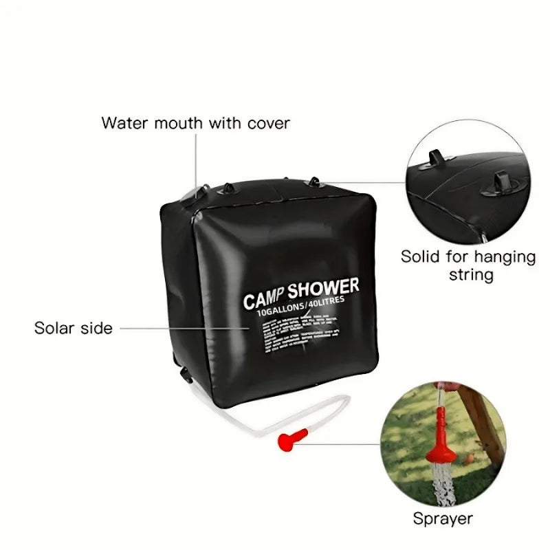 Solar Camping Shower 40L