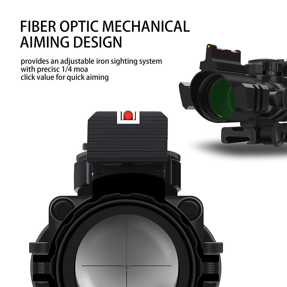 Acog 4x32 Tactical Rifle Scope with Illuminated Crosshairs