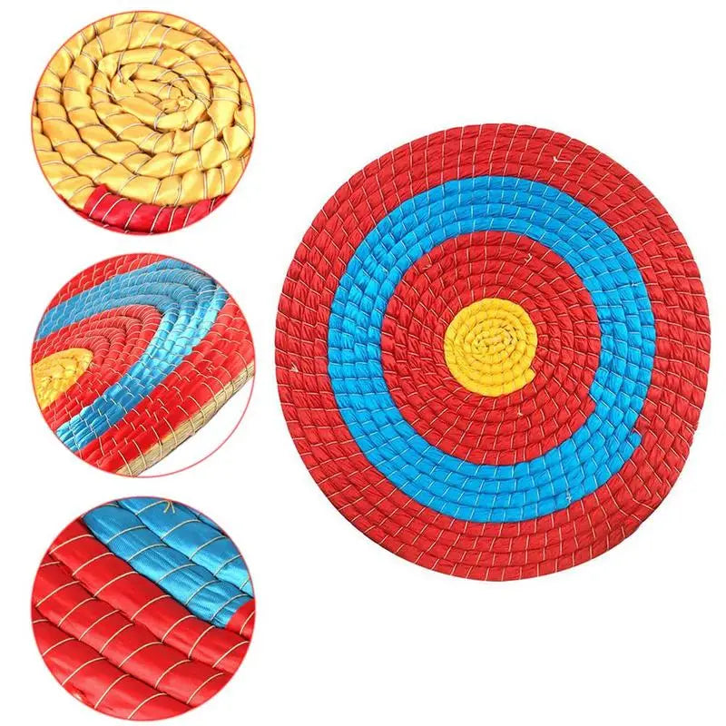 DREAMBURGH Handmade Straw Archery Target 11.8in-15.7in Diameter