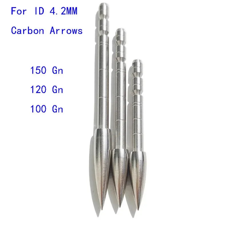 SHARROW Archery Target Tips 80/100/120/150/200Grain  ID3.2/4.2mm