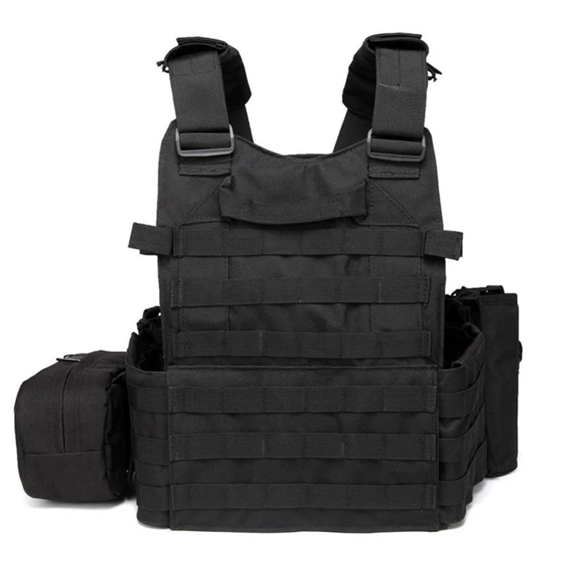 Military Plate Carrier Adjustable Tactical Body Armor