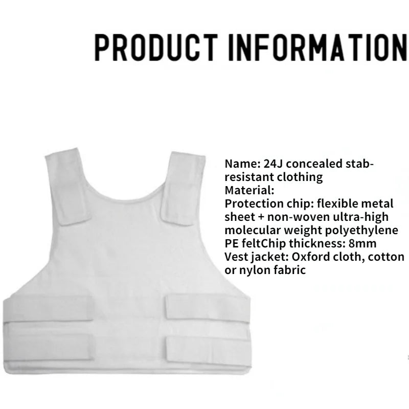 Protective GA 08 Level 1 Anti-Stab Tactical Vest, Fully Adjustable, Ultra Lightweight,