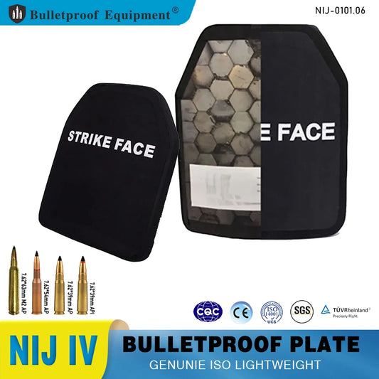 Bulletproof ISO NIJ IIIA/ NIJ IV Level Bulletproof Ceramic Plates